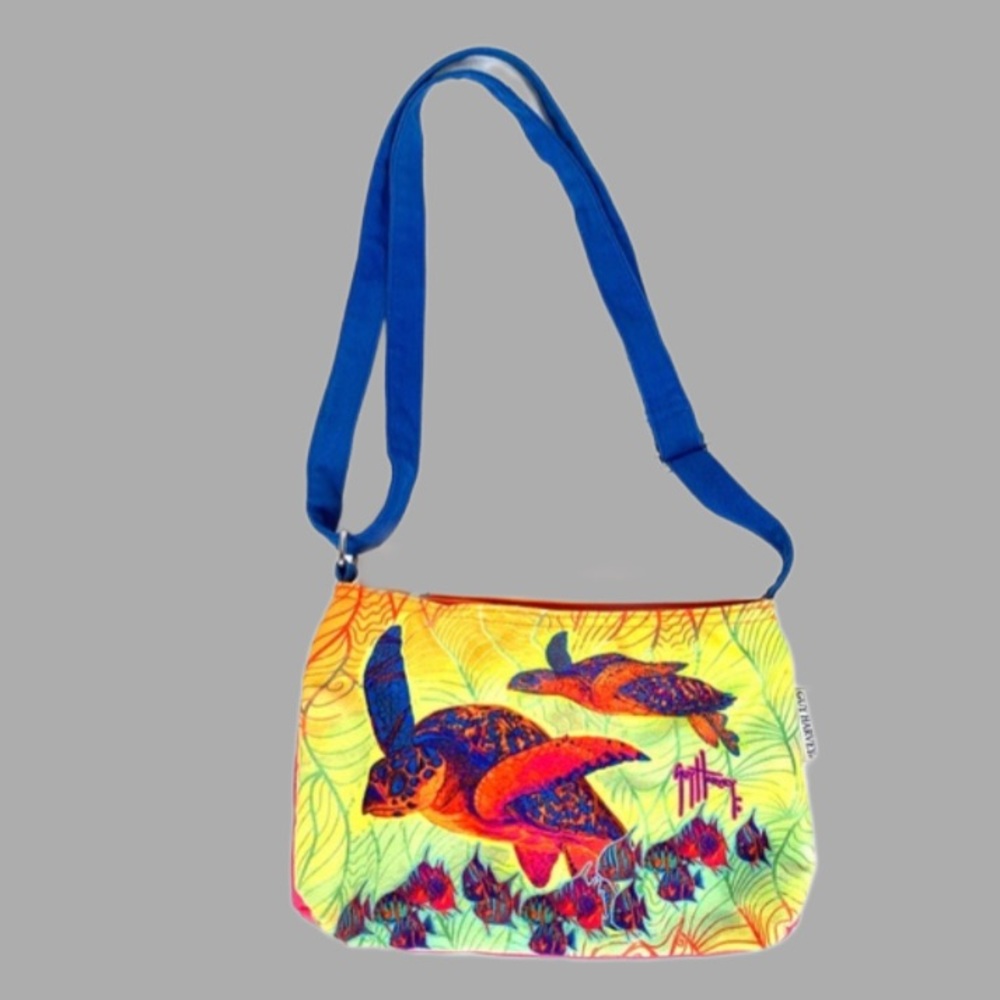 Guy Harvey Crossbody/Shoulder Bag Neon NWOT